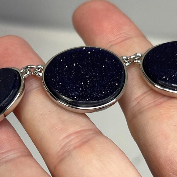 Ballet moonstone silver toned necklace - Picture 6 of 7